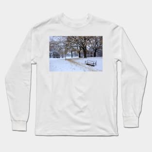 The first snow in the city Long Sleeve T-Shirt